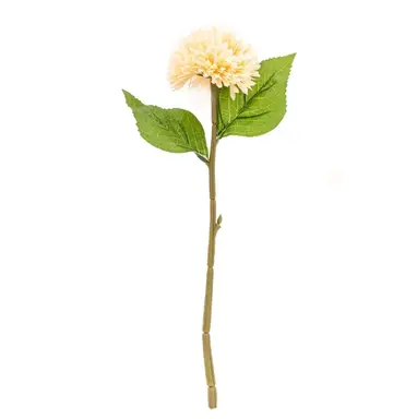 Candlelight Artificial Chrysanthemum Flower Stem Peach 42cm