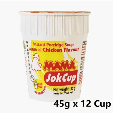 MAMA Instant-Porridge-Suppe Huhn 12 x 45g Hühnergeschmack Porridge-Box