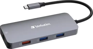 Verbatim USB-C Pro Multiport Hub met 9 poorten