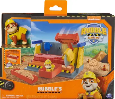 Paw Patrol Rubble en Ploeg Werkplaats Speelset