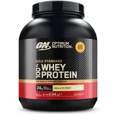 Optimum Nutrition Gold Standard 100% Whey Protein, saveur glace vanille 2,04 kg (68 portions)