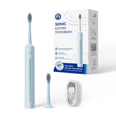 BAIR CARE A9 Sonic Electric Toothbrush with 180-Day Long Battery Life, Rechargeable, 5 Cleaning Modes & 3 Intensities, Smart Timer, IPX7 Waterproof, Professional Oral Care for Adults