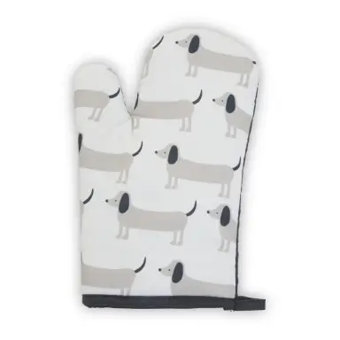 Maison by Premier Oven Glove Sausage Dog Cream/Black