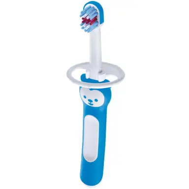 MAM Baby's Brush with Safety Shield 6+ Months Blue