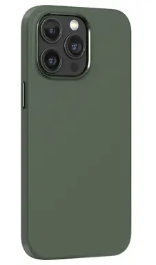 COMMA Nature Series Magnetic Silicone Case iPhone15 green