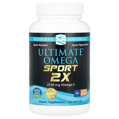 Nordic Naturals Omega-3 Fish Oil Heart & Brain Support Ultimate 2X Sport 2150mg - 60 Softgels