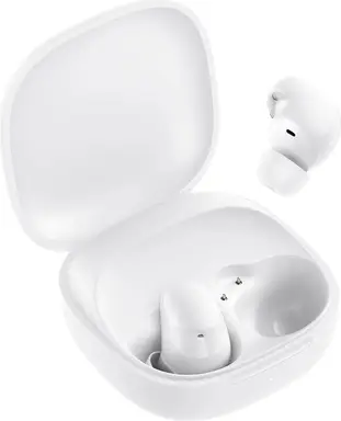Redmi Buds 6 Play - In-Ear Headphones, 36h Battery Life, 10mm Dynamic Drivers with 4 EQ Settings, AI Noise Cancellation for Calls, Bluetooth 5.4, Quick Charge for 3h Music in 10 Minutes, White