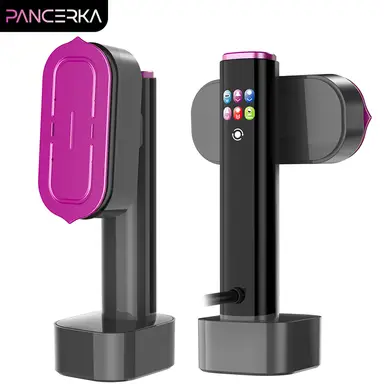 PANCERKA 2 in 1 Clothes Steamer & Wet/Dry Iron, 18s Fast Heat-Up, 5 Mode Smart Display, Horizontal & Vertical Wrinkle Removal for Home and Travel