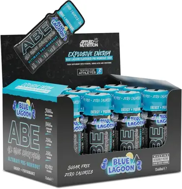 Applied Nutrition ABE Energy Shot Blue Lagoon Flavour Multipack - 12 x 60 ml