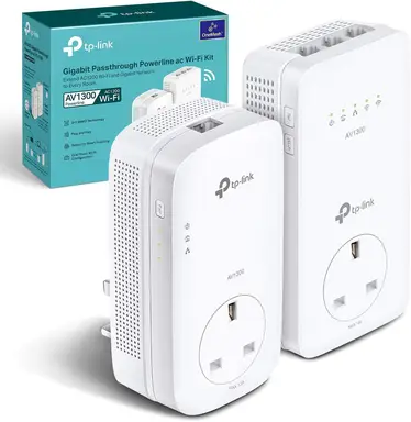 TP-Link TL-WPA8631P KIT AV1300 Gigabit Powerline Wi-Fi Extender Kit