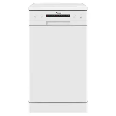 Amica ADF410WH 45cm Freestanding Slimline Dishwasher - White - E Rated