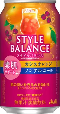 Asahi Balance Non-Alcoholic Sparkling Water, Cassis & Orange Flavour