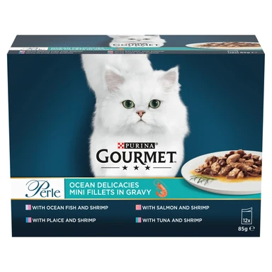 Gourmet Perle Ocean Delicacies Mini Fillets in Gravy 12 x 85g