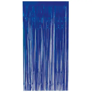 Unique Party Unique Fringe Door Curtain, Royal Blue, 1m x 2m