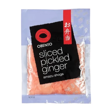 Obento Japanese Sushi Ginger Slices (Red) 100g