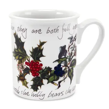 Portmeirion The Holly & The Ivy Breakfast Mug – Set of 6