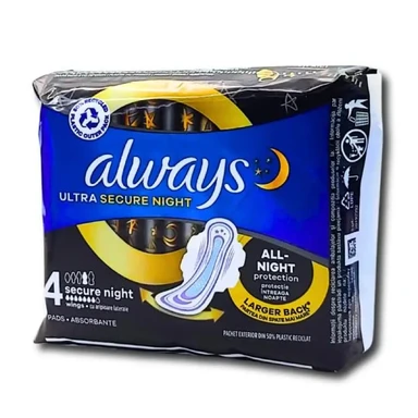 Always Ultra Secure Night 246 - Serviettes Hygiéniques
