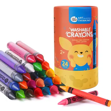 Jar Melo Washable Crayons 24 Colors