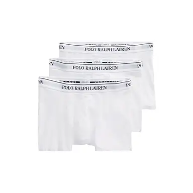 Ralph Lauren Stretch Cotton Trunk 3-Pack - White