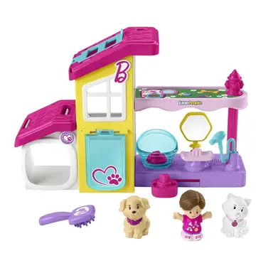 Fisher-Price Little People Barbie Dream Besties Renee pop - 11 accessoires, poseerbaar