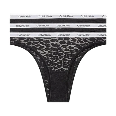 Calvin Klein BRAZILIAN Low-rise underwear 3 PK. UB1 Black Women 2XL