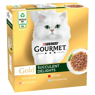Gourmet Gold Succulent Delights 8 x 85g