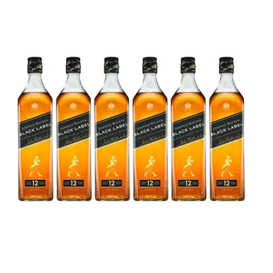 Johnnie Walker Black Label Blended Scotch Whisky 40% 6x0.7L