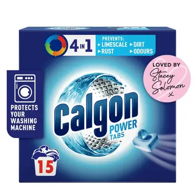 Calgon 4 in 1 Washing Machine Cleaner Limescale 15 Tabs