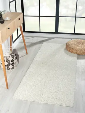 My Flair Teppich "My Shaggy" rechteckig cremefarben 200 x 80 cm