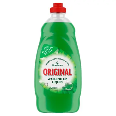 Morrisons Washing Up Liquid, Original, 450ml