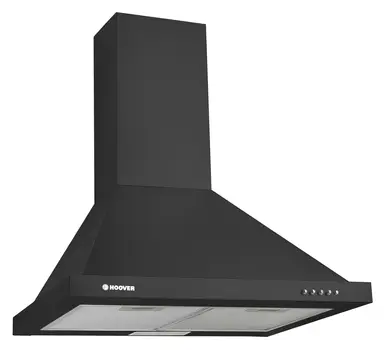Hoover HCE160N/1 60cm Chimney Cooker Hood - Black - C Rated