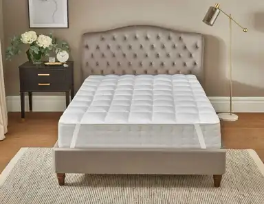 NightComfort Mattress Topper Quilted Microfibre 800GSM King