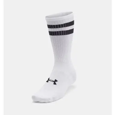 Under Armour Essential Unisex 6-Pack Crew Socks - White