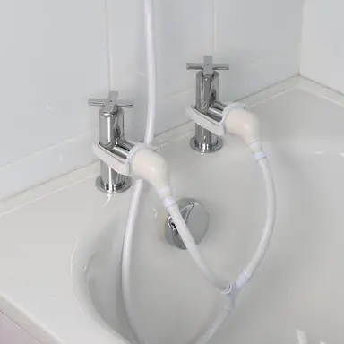 Croydex Secura Double Shower Attachment for Taps