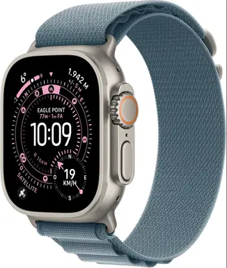 APPLE Watch Ultra 3 GPS + Cellular 49mm Natural Titanium Case with Light Blue Alpine Loop - Mediu