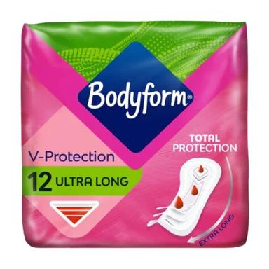 Bodyform Ultra Long Sanitary Towels 12Pads