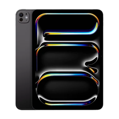 Apple 13" iPad Pro (M4): Ultra Retina XDR Display, 512GB, 12MP Landscape Front Camera/12MP Rear Camera, LiDAR Scanner, WiFi 6E, Face ID, Full Day Battery, Standard Glass - Space Black