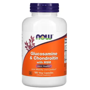 NOW Foods Glucosamine & Chondroitin with MSM - 180 Capsules