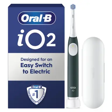Oral-B iO2 Electric Toothbrush + Travel Case - Green