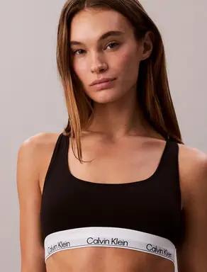 Calvin Klein onbepoederde bralette - UB1 - zwart - dames - XS