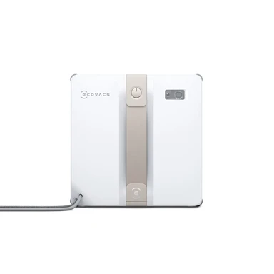 ECOVACS WINBOT MINI raamreinigingsrobot, compact ontwerp, dubbele sproeiers met ultrasone verstuiving, 9-laags beveiligingssysteem, intelligente padplanning, 4 reinigingsmodi, antislipsysteem, wit