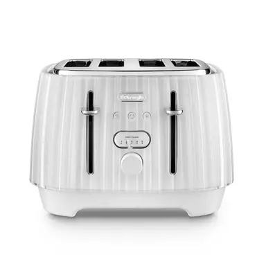 De’Longhi Ballerina 4 Slice Toaster, White, CTD4003.W