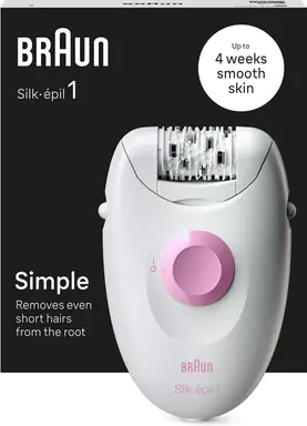 Braun Silk-épil 1 1-01 - epilator met snoer - ontharing