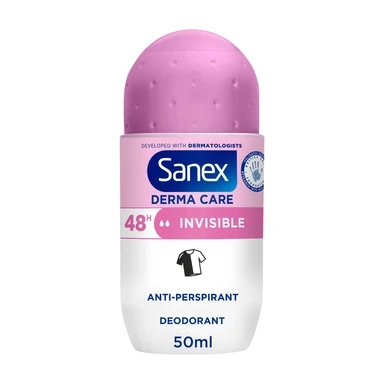 Sanex Derma Care Invisible Dry 48hr Roll On Deodorant 50ml