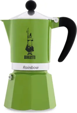 Bialetti Moka Express koffiepot - groen, 6 stuks