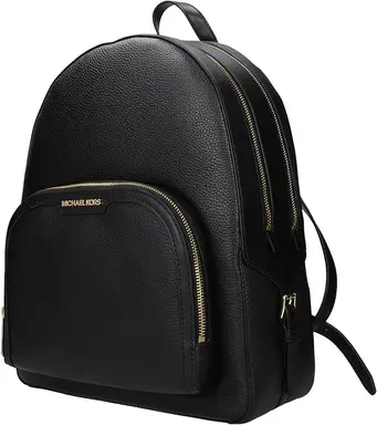 MICHAEL KORS Sac à dos Jaycee de taille moyenne en cuir grainé - Noir