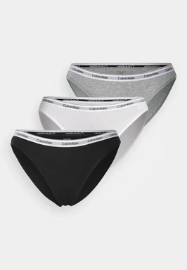 Calvin Klein Underwear BIKINI 3PK MPI - Black/Grey Heather/White Women L