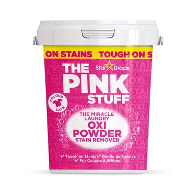 Star Drops The Pink Stuff The Miracle Laundry Oxi Powder Stain Remover Colours 1kg