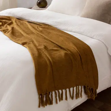 Yard Throw Harri Honey 130x180cm