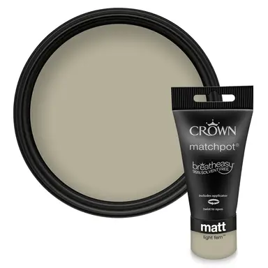 Crown Matt Emulsion Light Fern 40ml